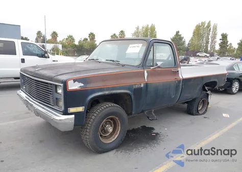 1985 GMC K1500 из США, поврежденный, VIN 1GTEK14L6FJ522225